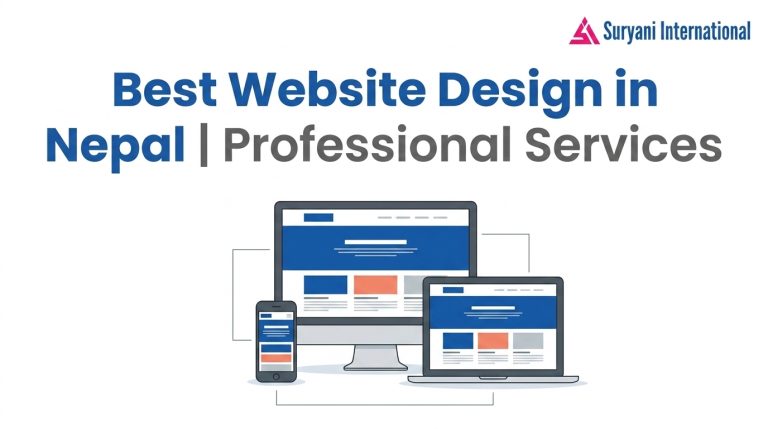 Suryani International - website design Nepal