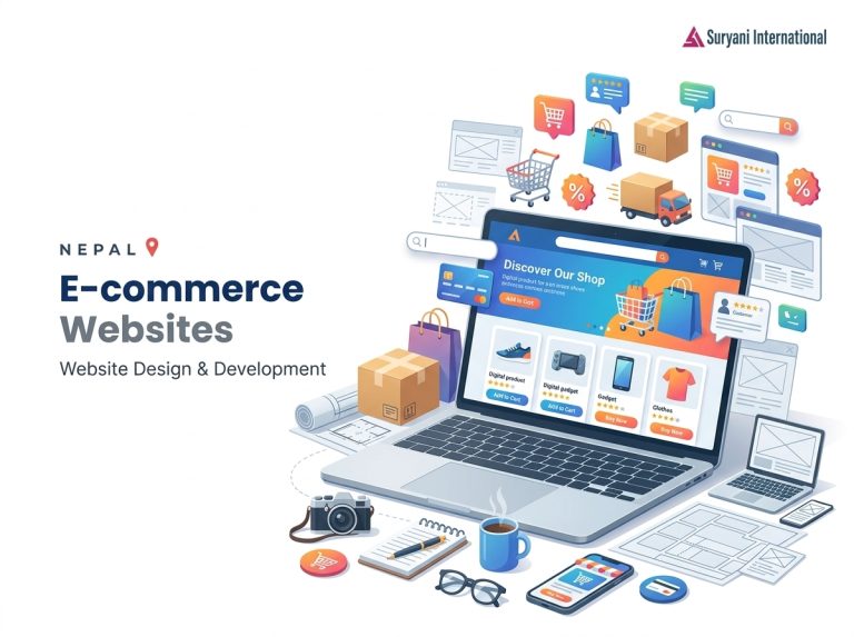 E-commerce Website Design - Suryani Internaional